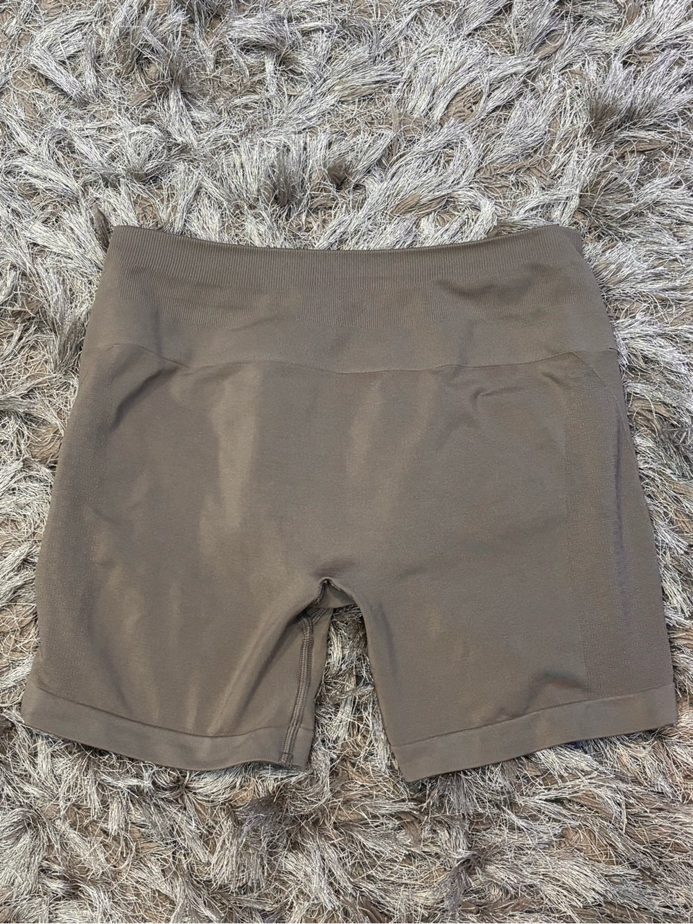 Alphalete Women's Brown High-Rise Athletic Shorts